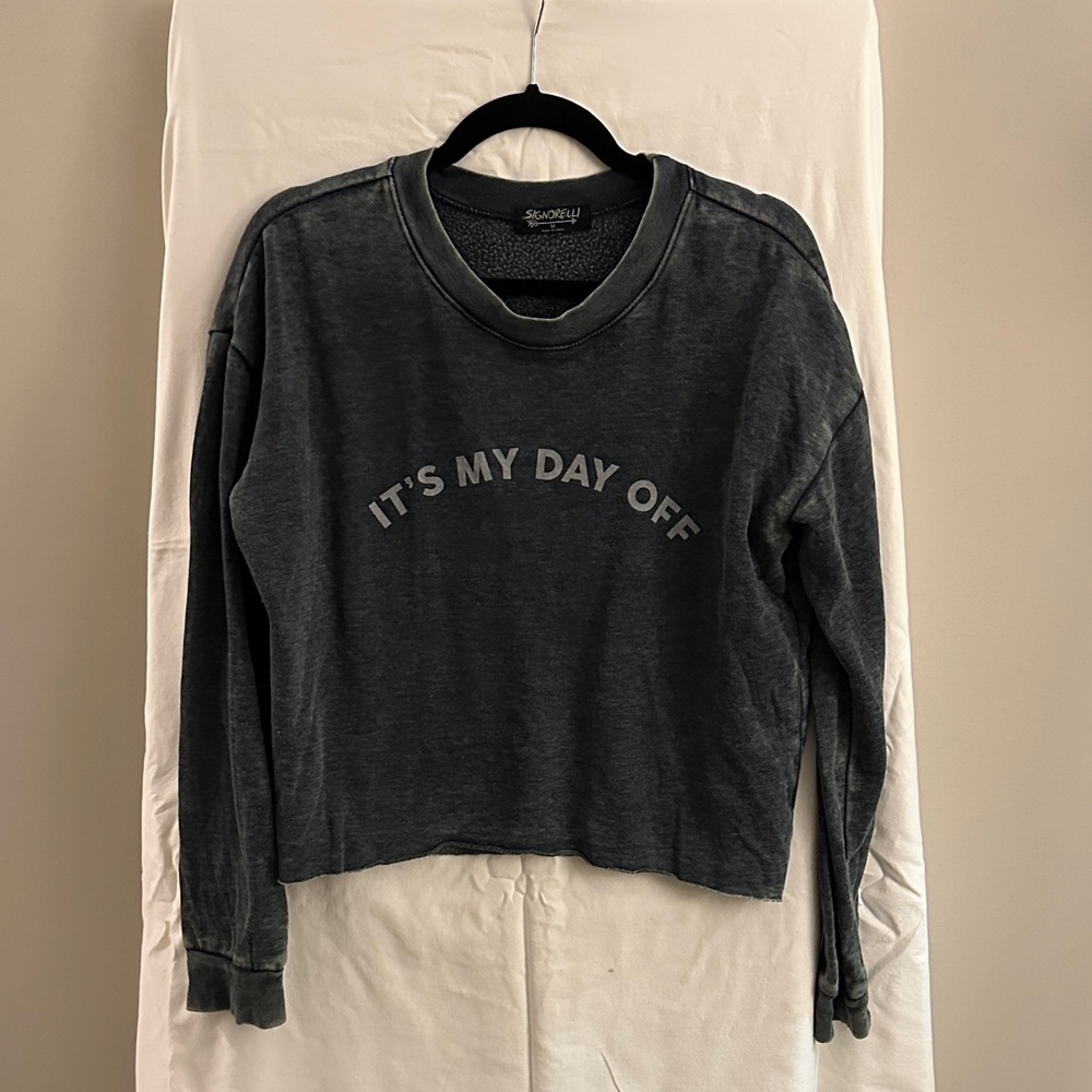 Gray Graphic Sweatshirt